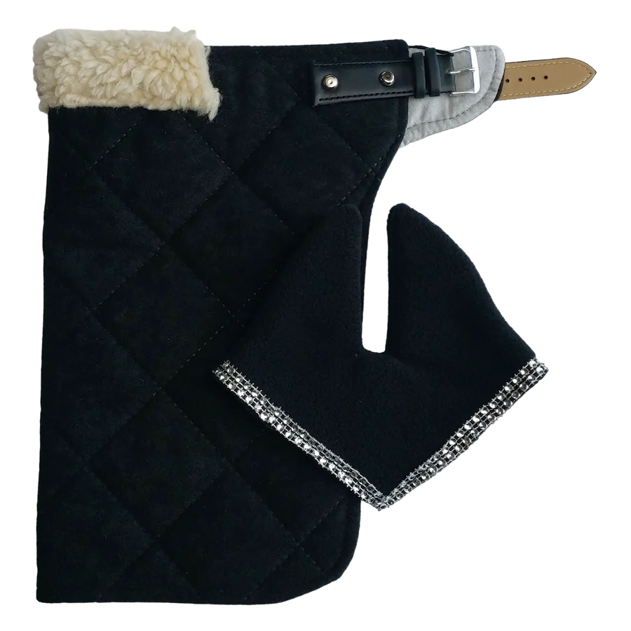 Couverture avec fourrure + Bonnet pour Hobby Horse